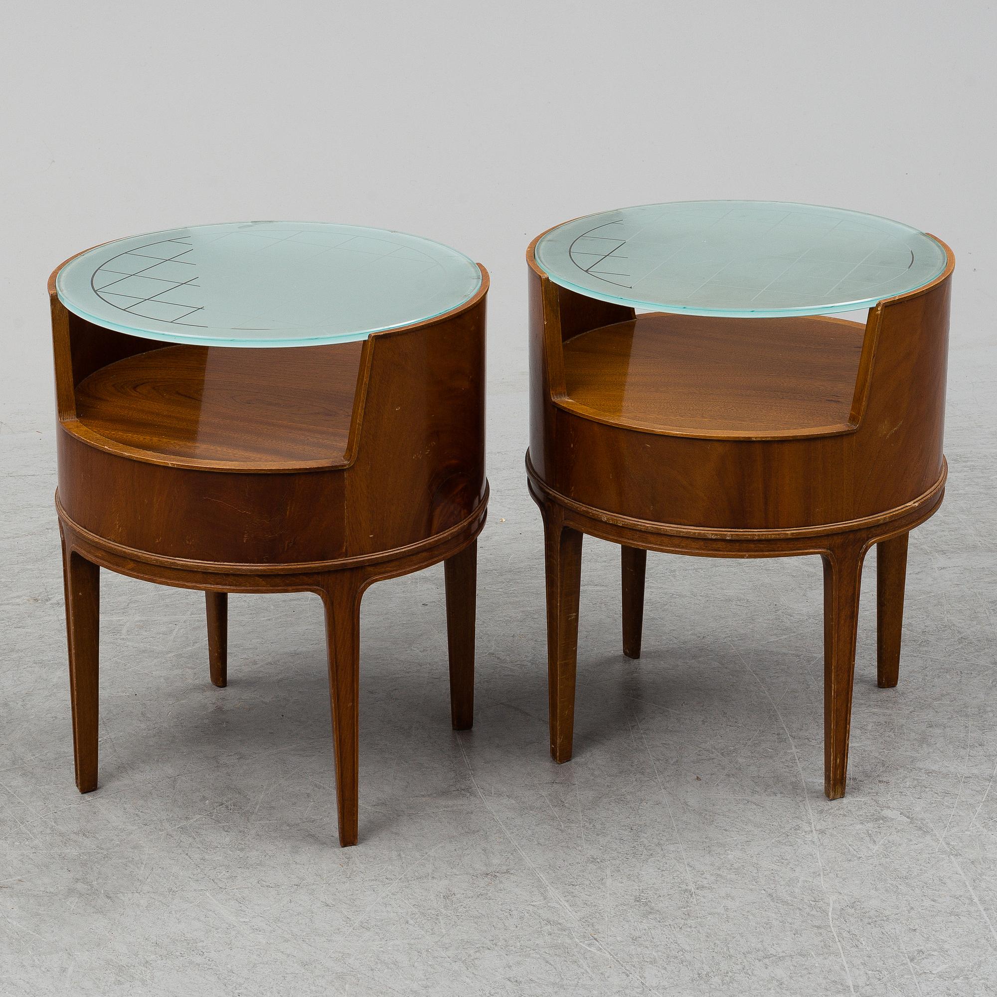 MÖBLER, 6 delar, Swedish Modern, Bodafors möbelfabrik, troligen 1940-tal.
