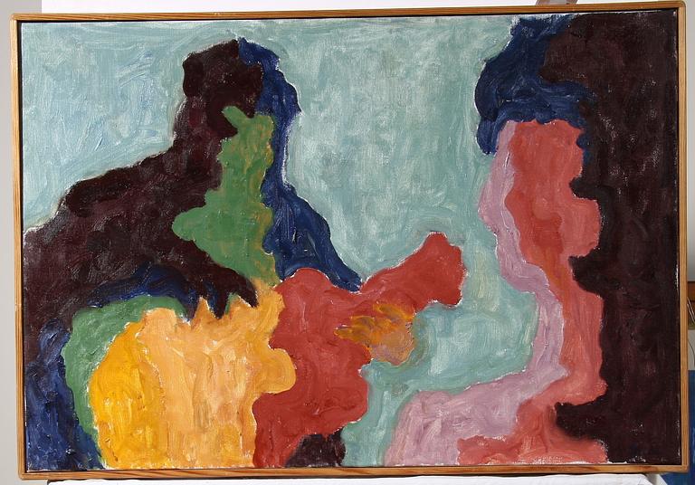 MAX BILDE, olja på duk, sign o dat -75 à tergo.