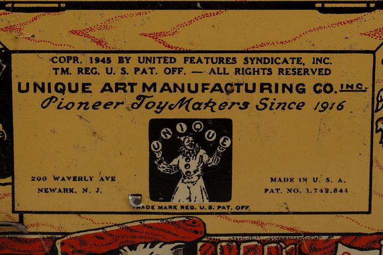 LEKSAK, LI´L ABNER AND HIS DOGPATCH BAND, UNIQUE ART MFG.CO, USA, 1940-tal.