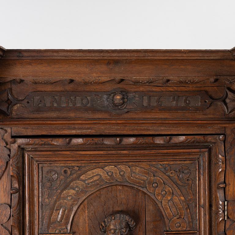 Skåp, barockstil, 1800-tal.