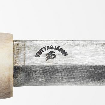 Bengt Olaf Unga, half-horn knife, signed.