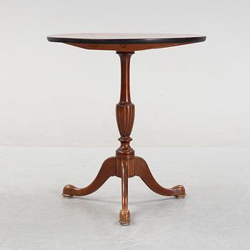 A Swedish alder tilt-top table, late 19th Century.