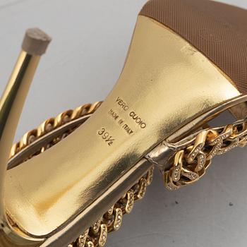 Guiseppe Zanotti for Balmain, a pair of sandals, size 39 1/2.