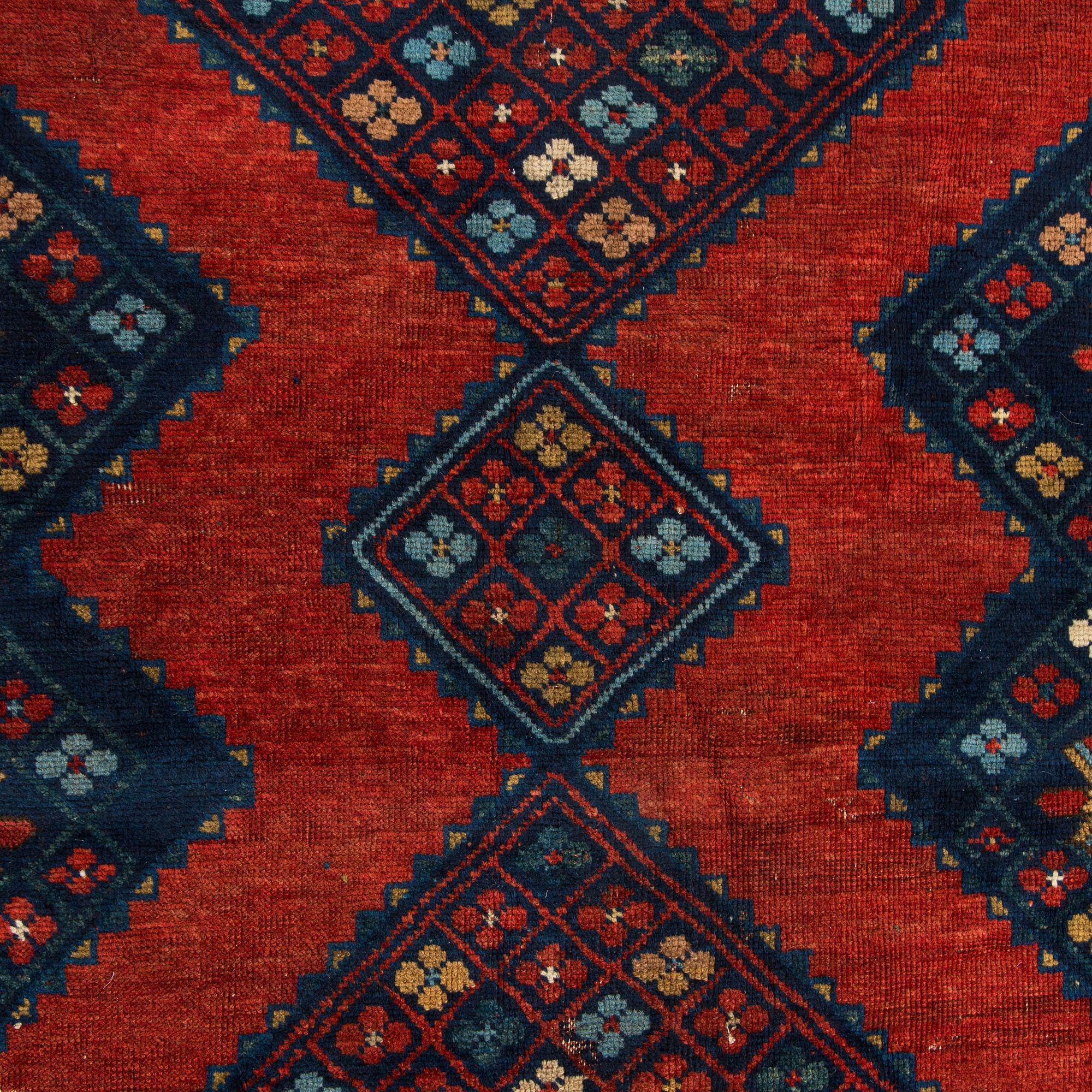 A kazak carpet, South Caucasus ca. 208 x 159 cm.
