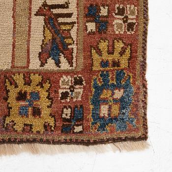 An antique Anatol rug possibly Monastir, c 181 x 109 cm.