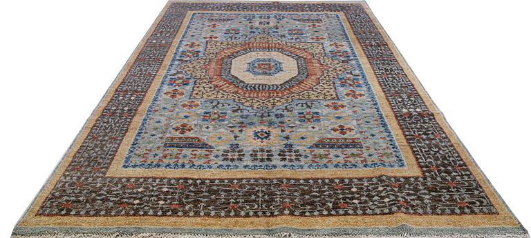 A carpet, Mamluk Design, ca 364 x 254 cm.