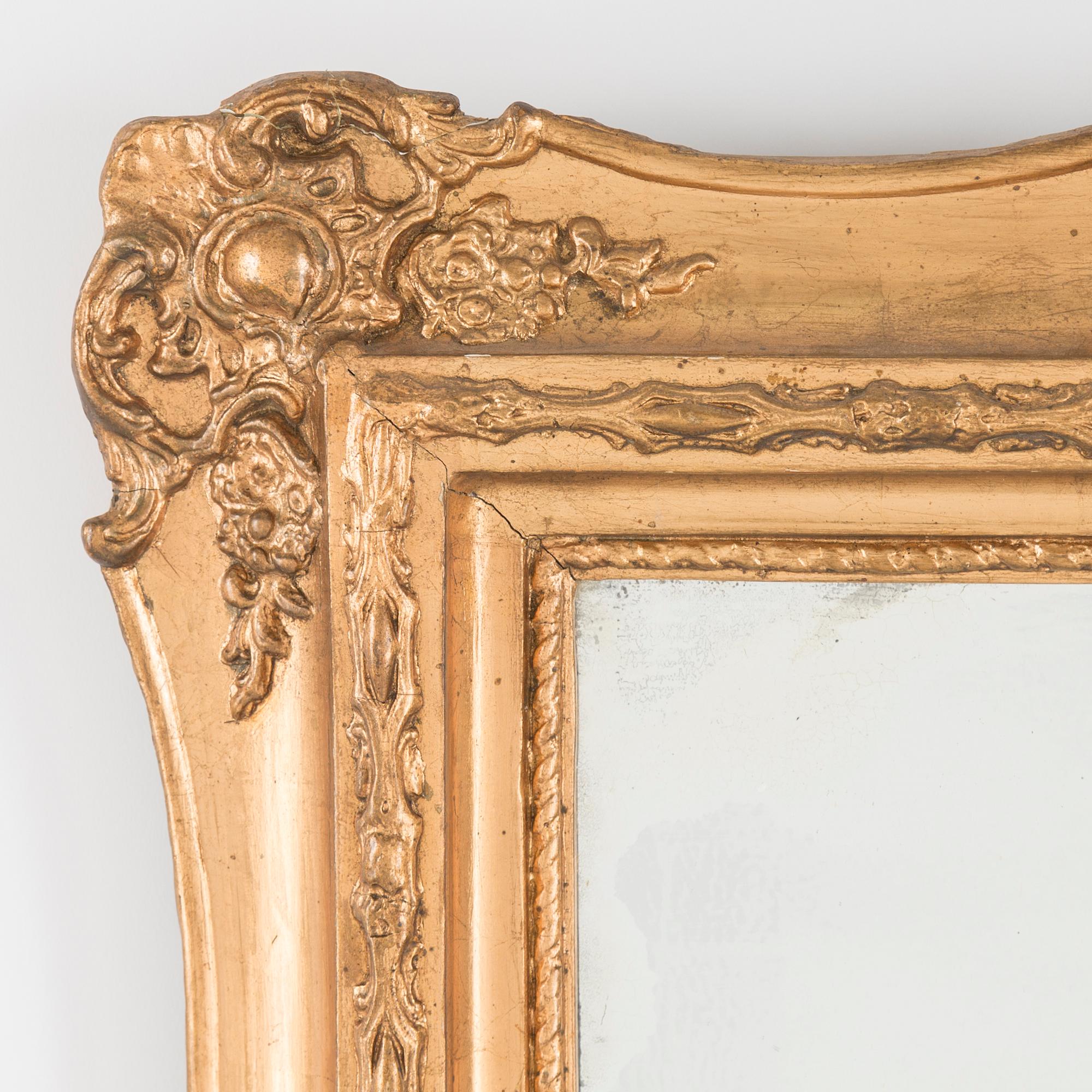 A late 19th century mirror.