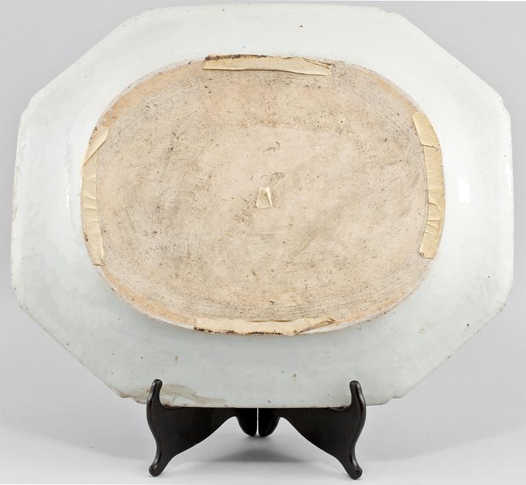 STEKFAT, porslin, Kina, 1700-tal.