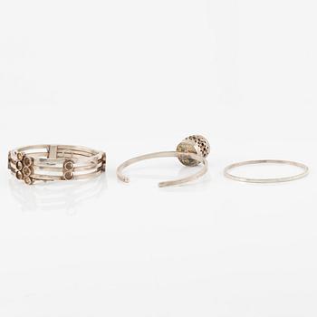 Lars Arby, three bracelets, Gothenburg including 1968 and 1969.