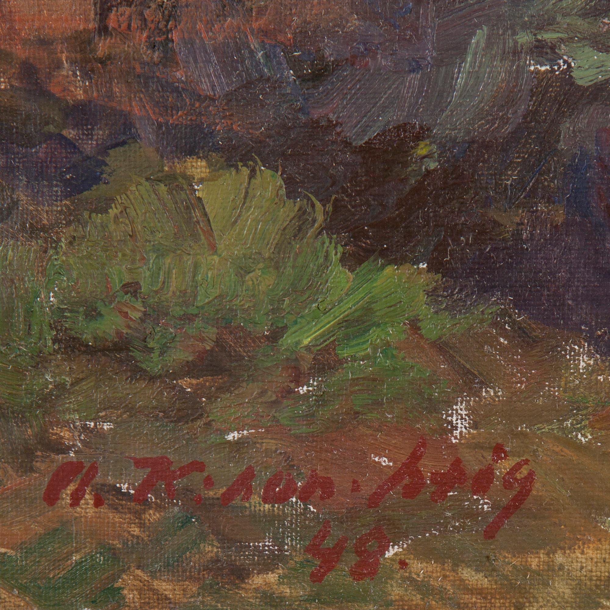 ANTE KARLSSON-STIG, olja på duk, signerad och daterad -48.