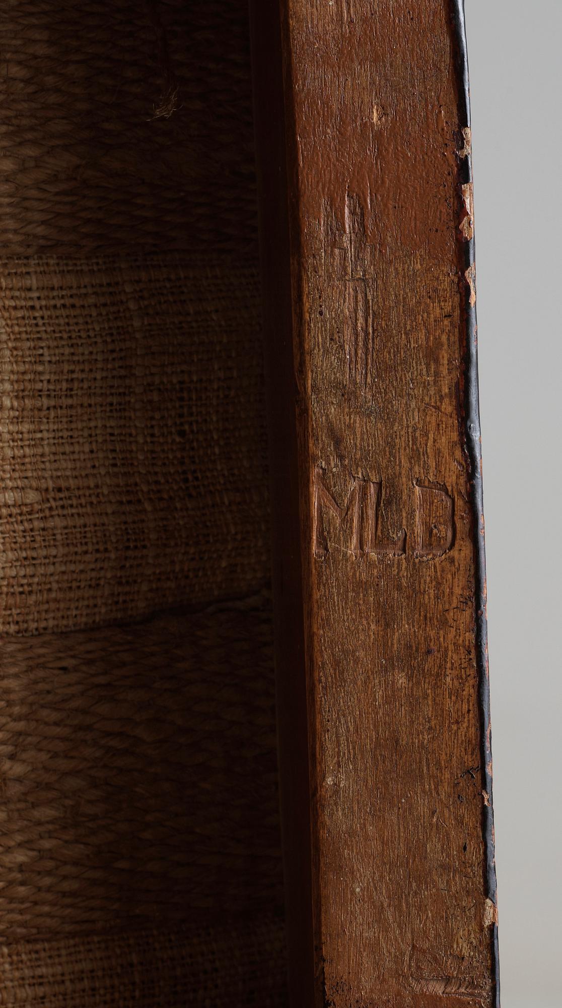 TABURETTER, ett par, av Melchior Lundberg (mästare i Stockholm 1775-1812). Gustavianska.