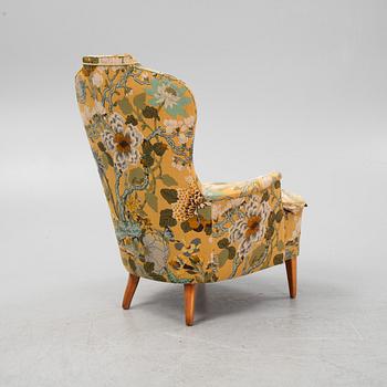 Carl Malmsten, a 'Farmor' easy chair, second part of the 20th Century.