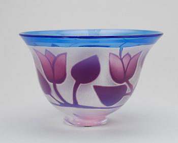 SKÅL, glas, Bertil Vallien, Åfors.