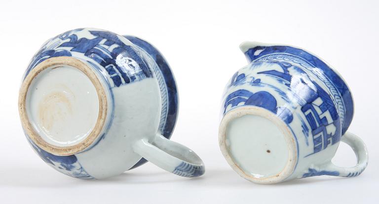 SÅSSNIPOR, 2 st, porslin, Kina.