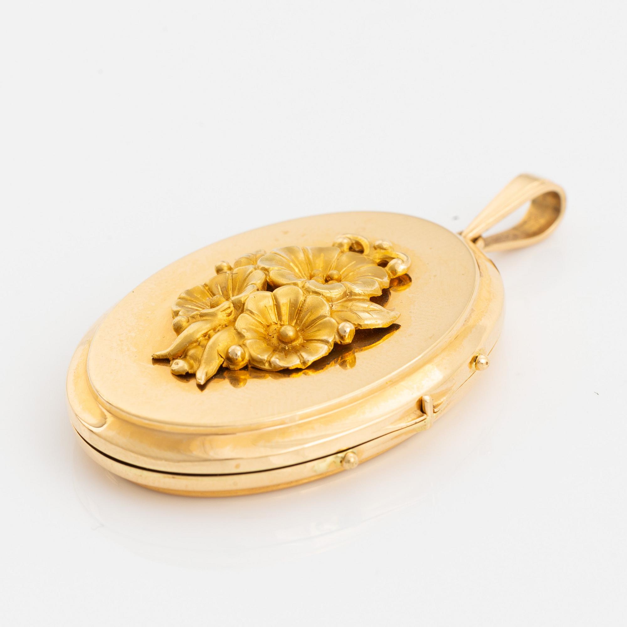 Berlock, 18K guld, K&EC, 1947.