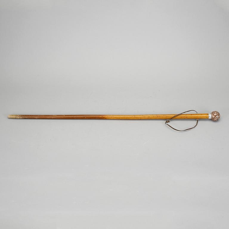 KÄPP, silver samt granitel, Svenska importstämplar. 1800-tal.