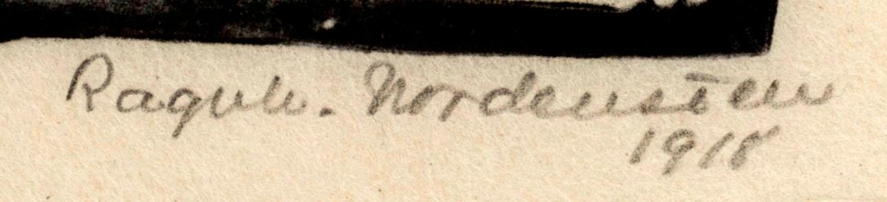 RAGNHILD NORDENSTEN, mapp med 7 träsnitt, signerade 13/25 1918.