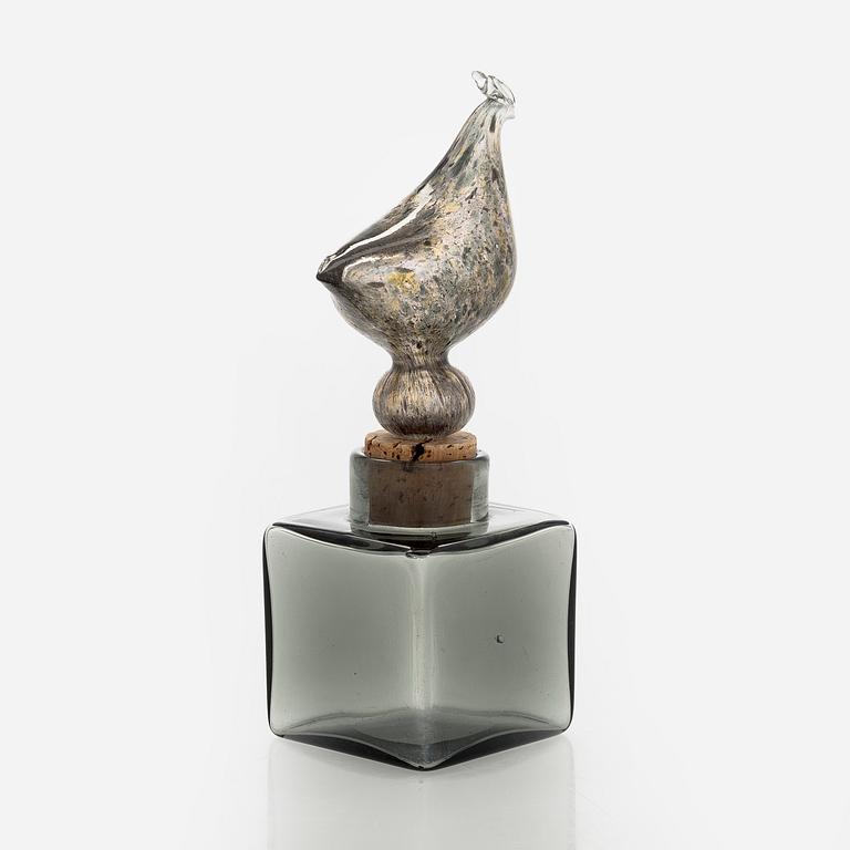 Kaj Franck, flaska, KF254, signerad K. Franck Nuutajärvi -61.