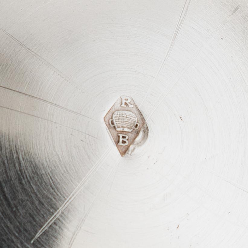 Rudolphe Beunke, a silver coffee pot and cream jug, Paris 1888-1910.