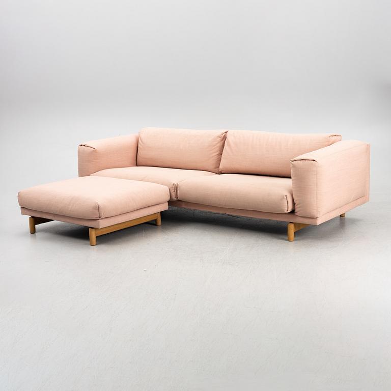 Muuto, "Rest" Sofa with Ottoman.