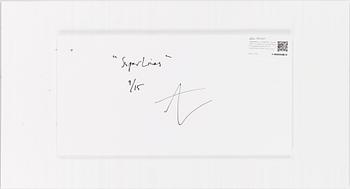 ANDREAS LUNDBERG, "Super lines", gicleetryck på plexiglas, monogramsignerad och numrerad a tergo, 9/15.
