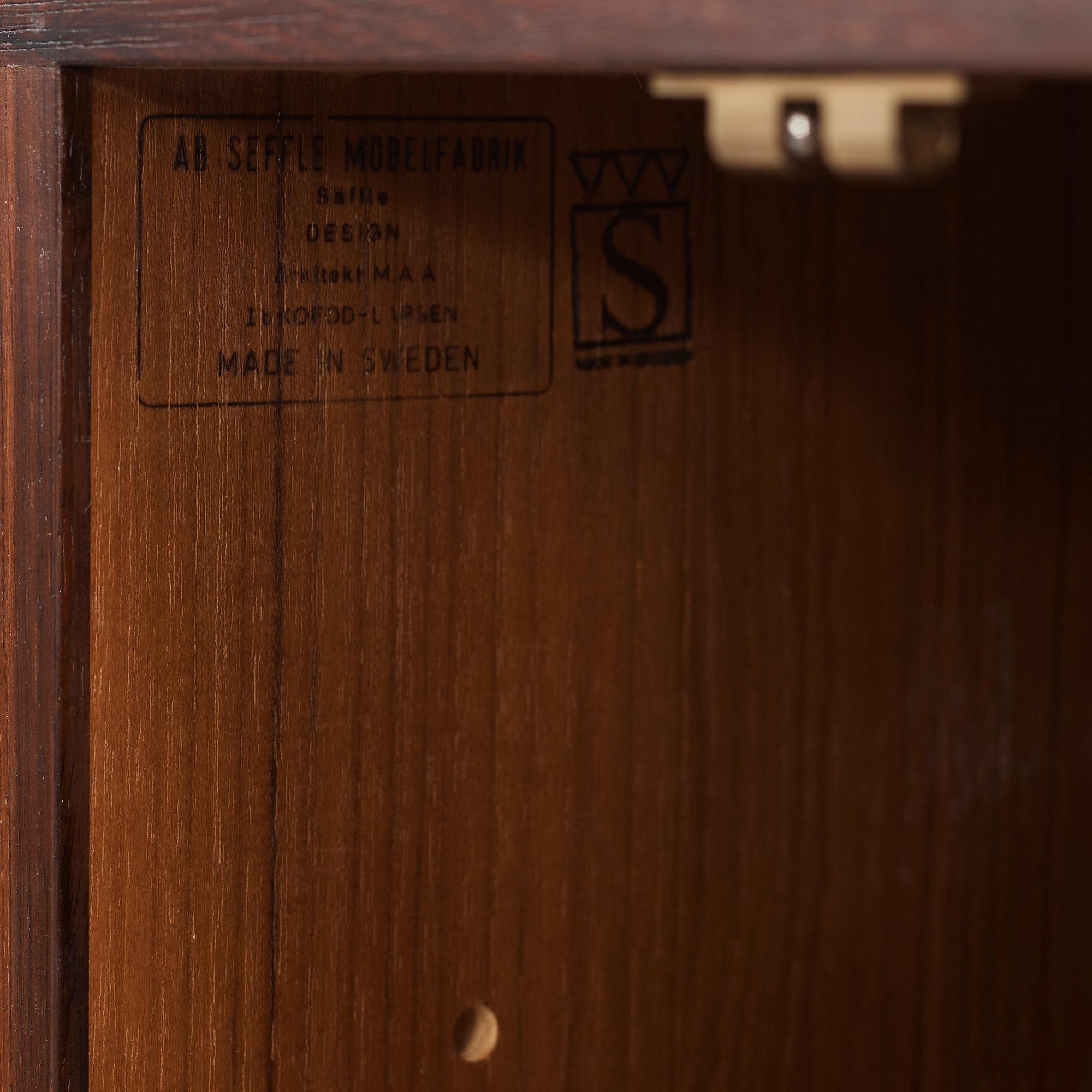 IB KOFOD LARSEN, sideboard, Säffle Möbelfabrik, 1960-tal.