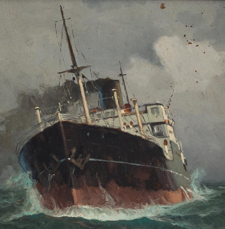 VICTOR QUISTORFF, oil on panel (2), one signed and dated V Quistorff 1940.