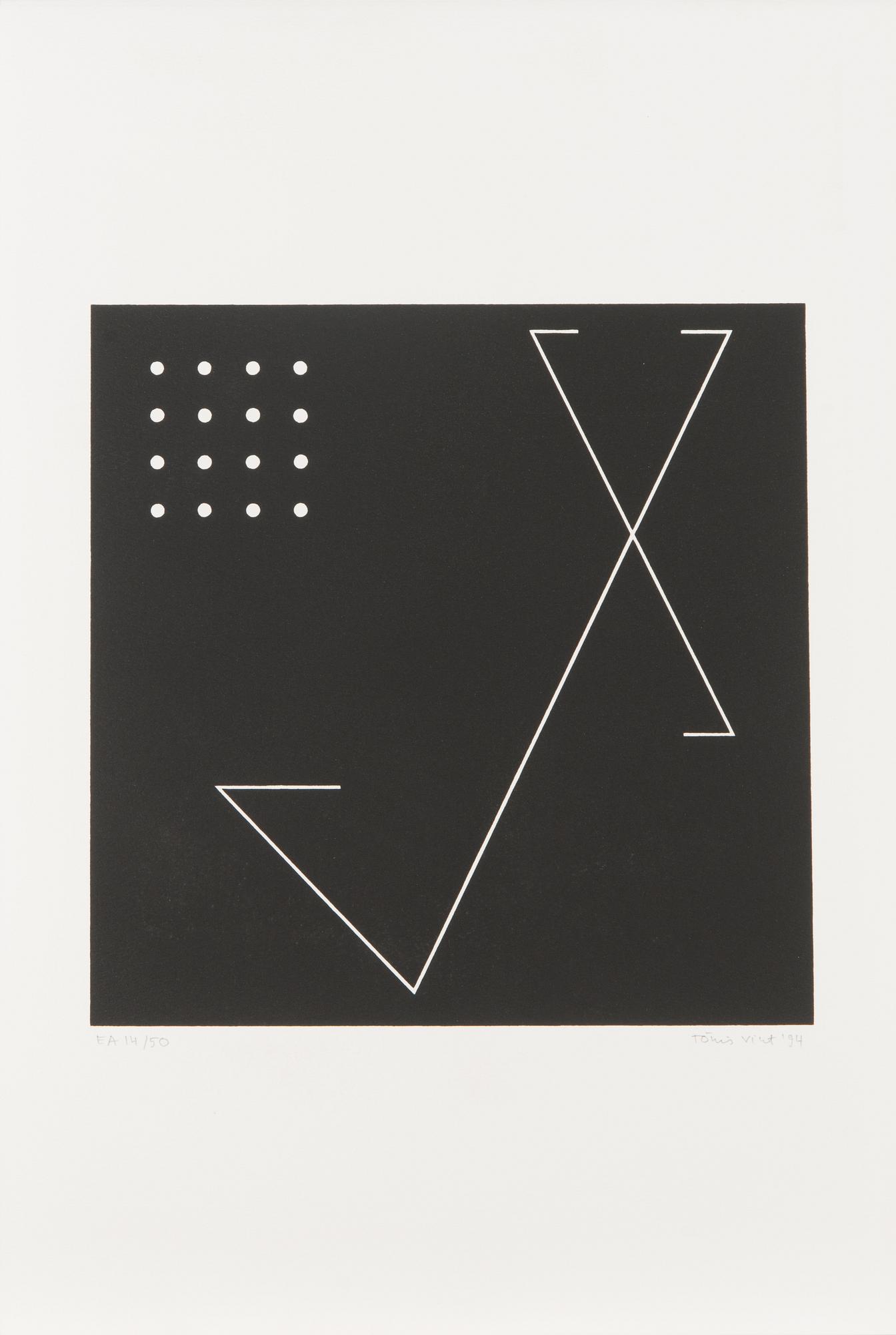 Portfolio of ten serigraphs, signed and dated -94, numbered EA 14/50.