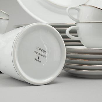 JONAS BOHLIN, matservis, 68 delar, porslin, "Corona", Rörstrand.