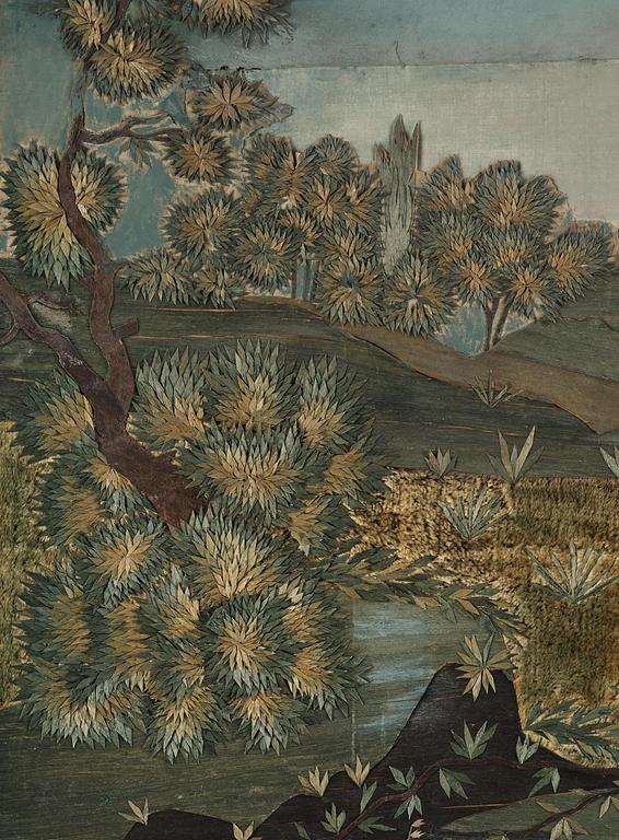 A Swedish decoupage, dated 1751.