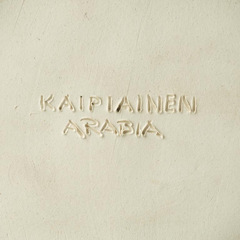Birger Kaipiainen, a glazed stoneware dish, Arabia, Finland.