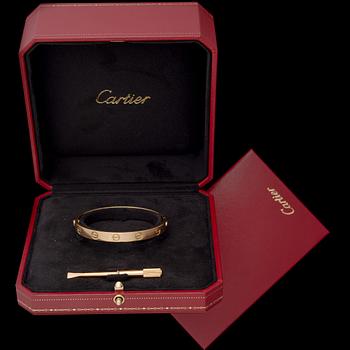 ARMRING, Cartier LOVE, 18K guld.