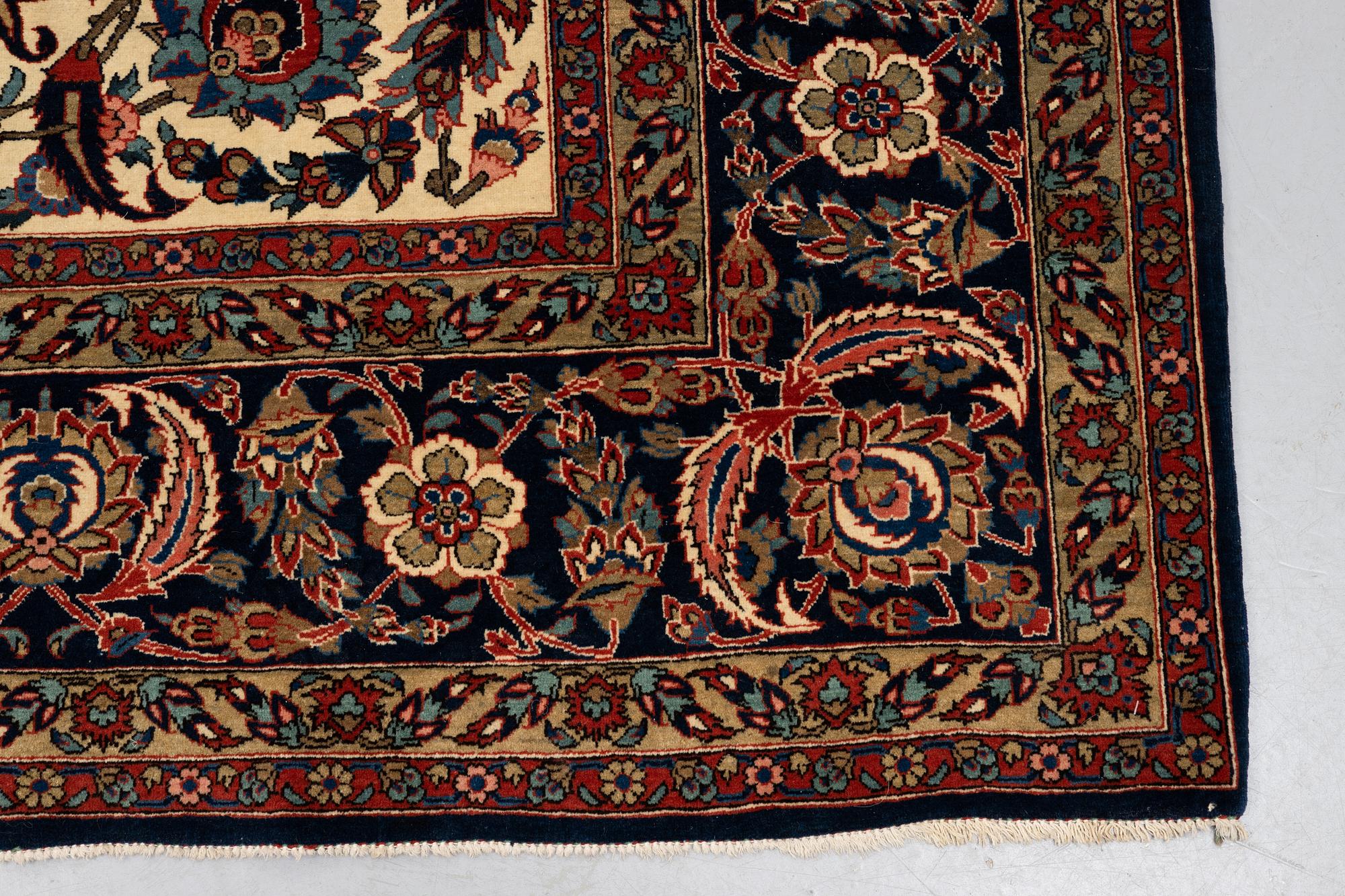 Matta, semiantik Keshan, s.k. Dabri, ca 349 x 269 cm.