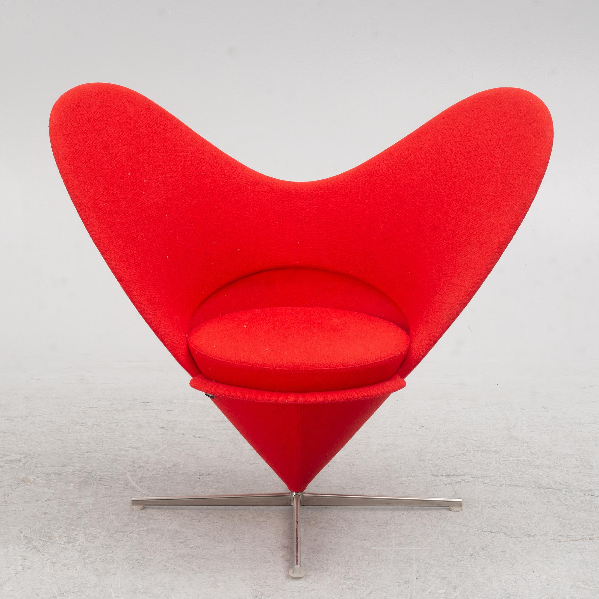 Verner Panton, Heart Chair, Vitra.