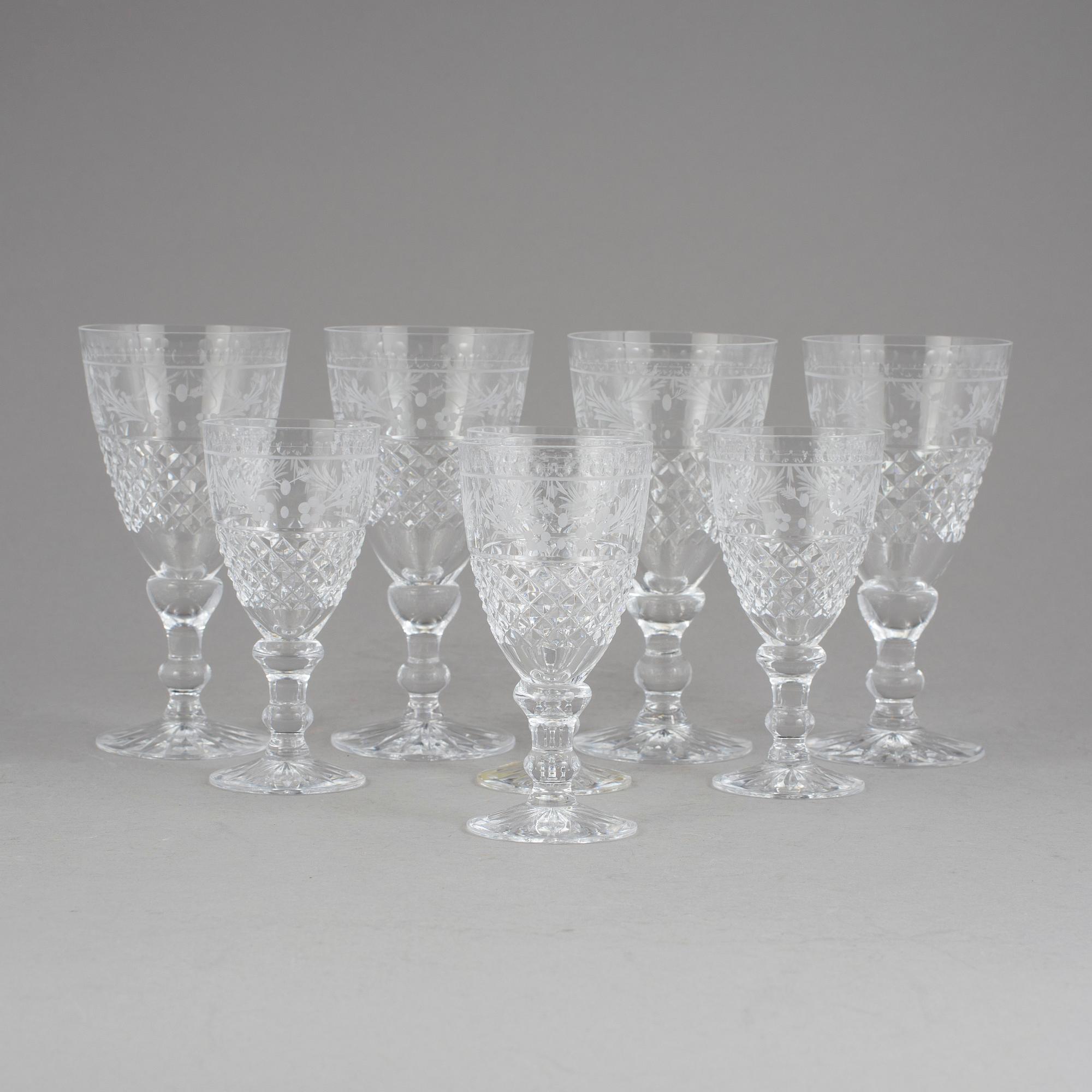 GLASSERVISDELAR, 8 st, "Elvira Madigan", Kosta.