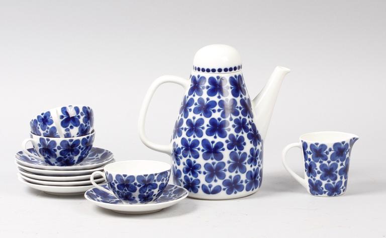 SERVISDELAR, 5 st, porslin, Rörstrand. "Mon Amie".