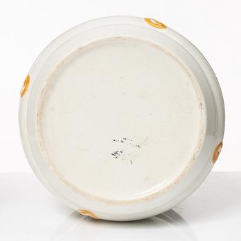 Alf Wallander, ytterfoder, ett par, flintgods, jugend, Rörstrand, 1900-talets början.