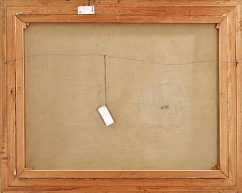 OKÄND KONSTNÄR, olja på duk, sign Nils Sjöberg ?, 1900-tal.