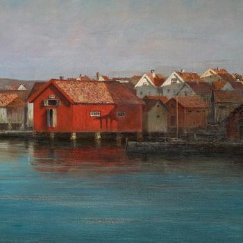 August Hagborg, Motiv från Härön, Bohuslän.