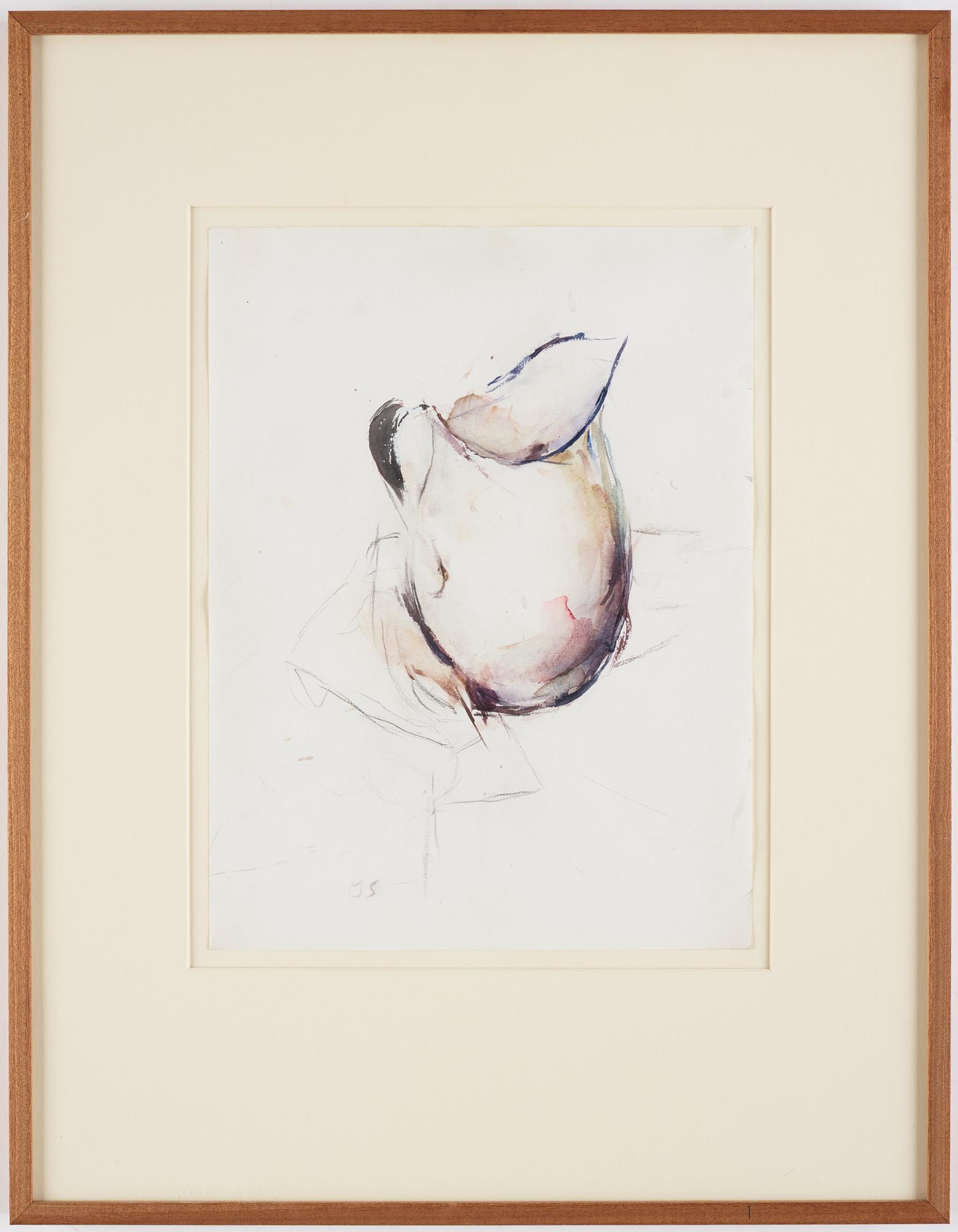 OLLE SKAGERFORS, water colour. Signed.