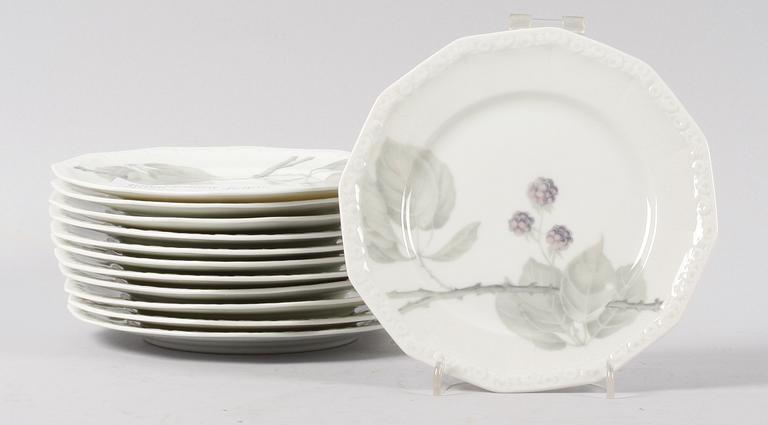 KAFFESERVIS, 31 delar, porslin, Rosenthal "Maria Björnbär".