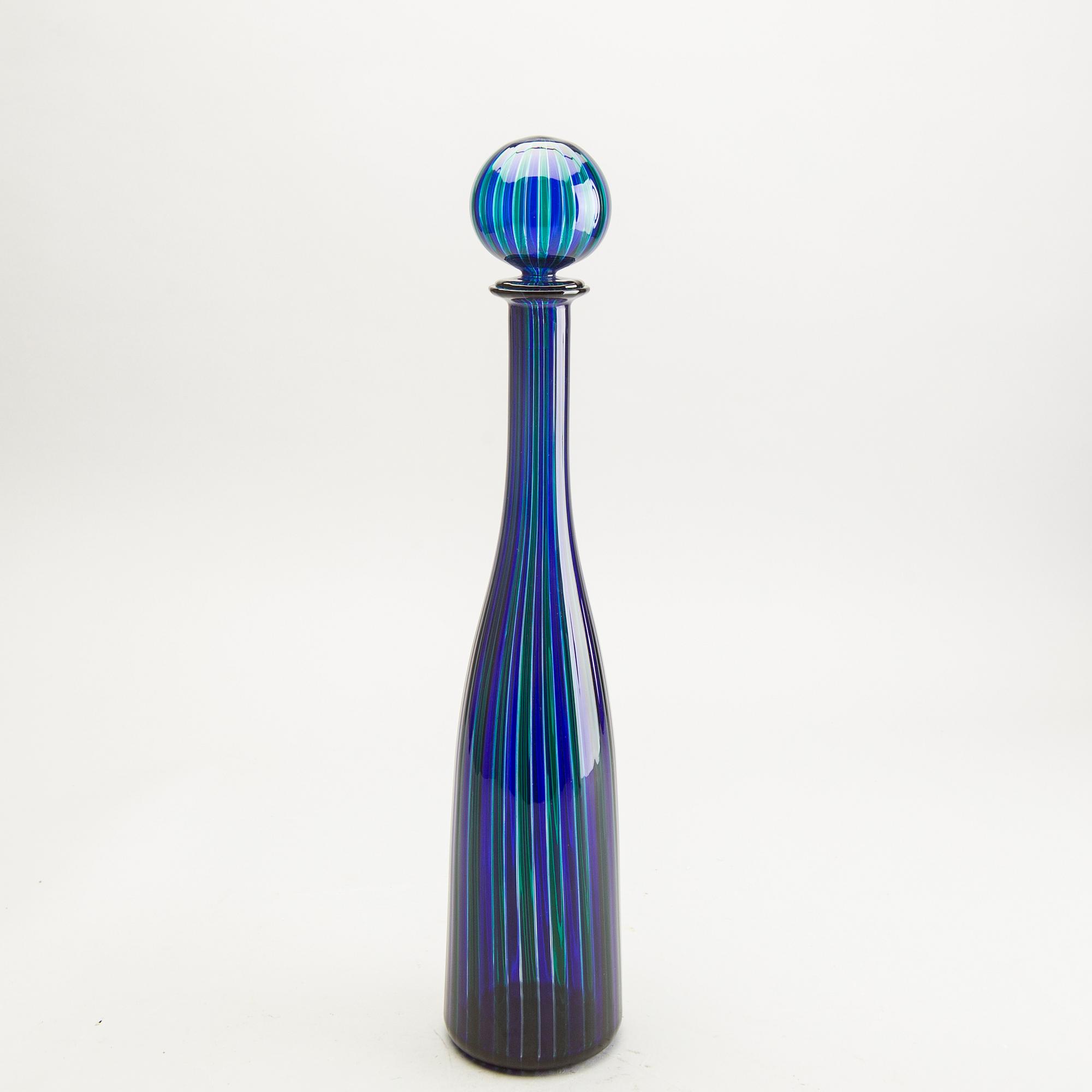 Gio Ponti, Carafe with stopper, for Venini.