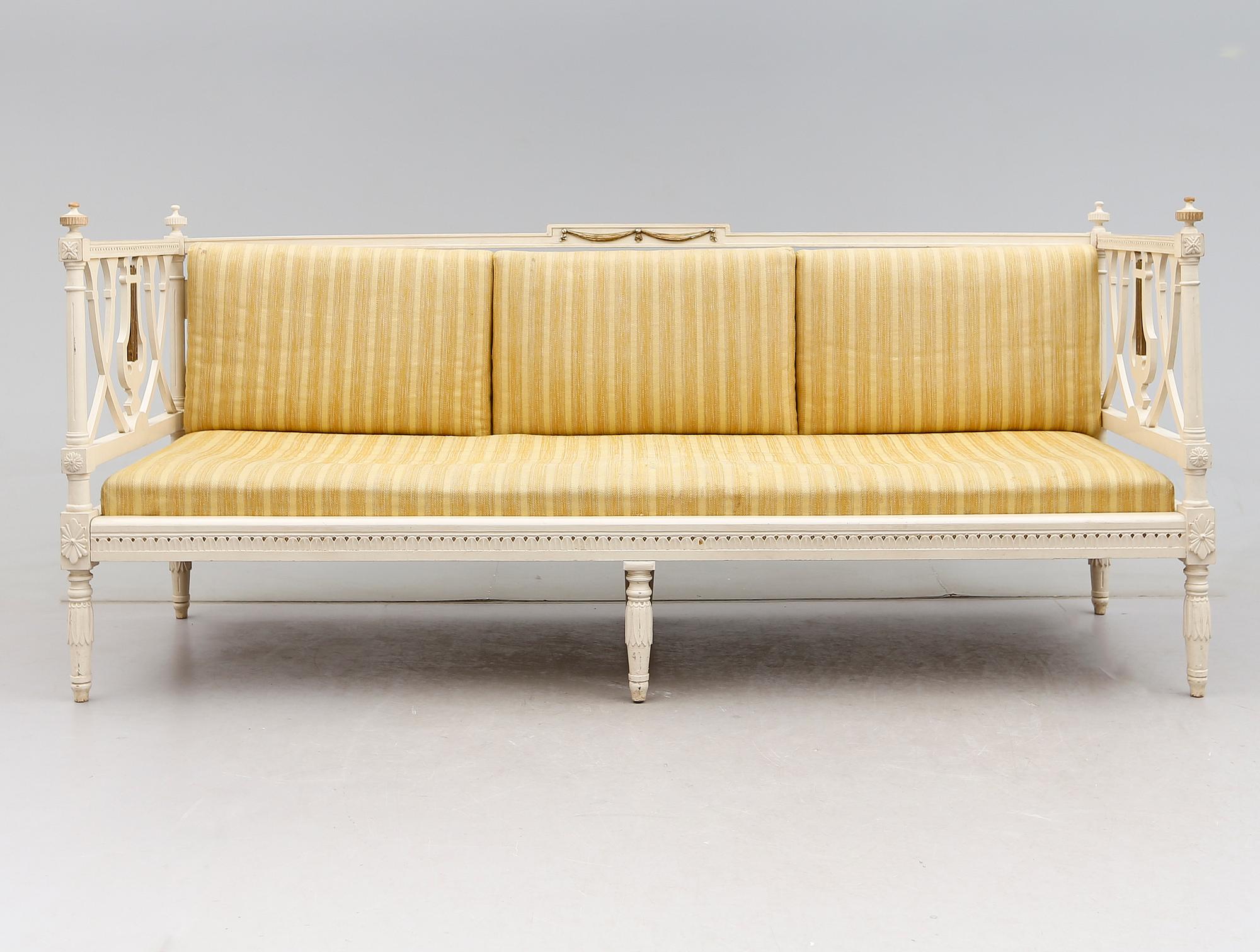 SOFFA, empirestil, 1900-talets första hälft.