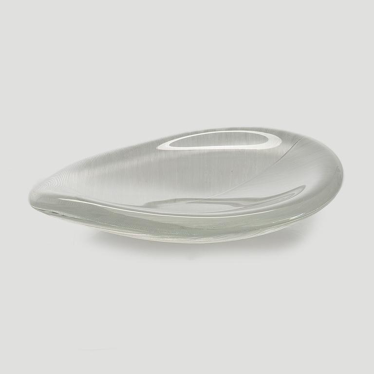 Tapio Wirkkala, Art glass, “Feather”, model 3869, signed Tapio Wirkkala Iittala -56.
