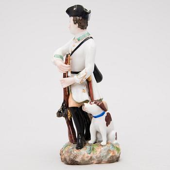 A RUSSIAN POPOV FIGURINE, porcelain, early 19th century.
