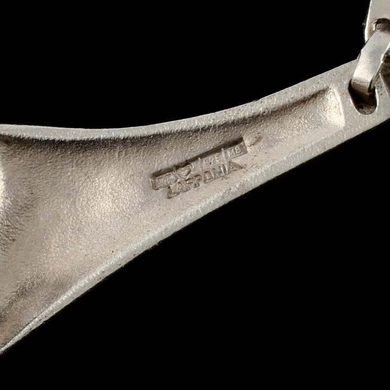 COLLIER, sterlingsilver, Björn Weckström, Lapponia, 1989. Vikt  44 g.
