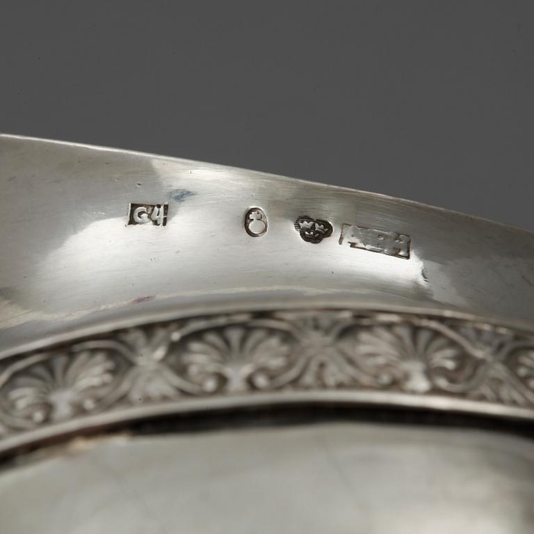 MJÖLKKANNA, silver. A F Hellman Uppsala, empire 1837. Vikt 190 g.