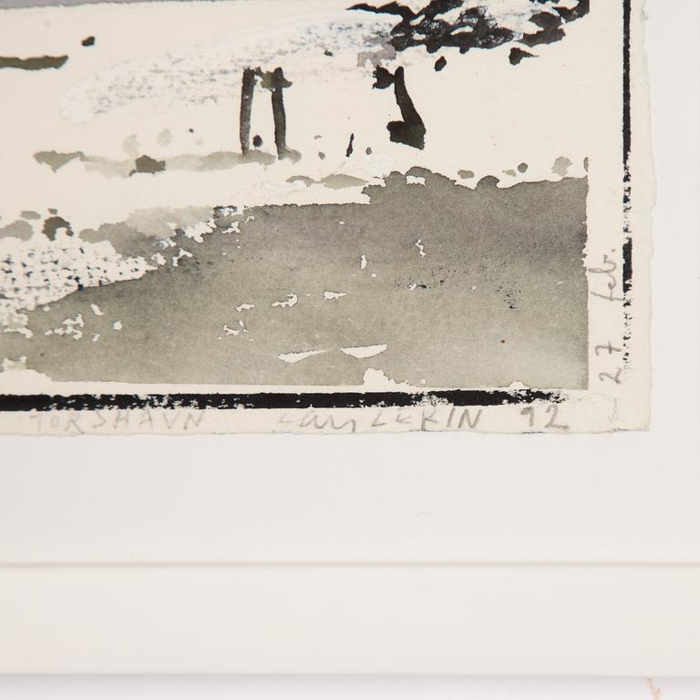 Lars Lerin, "Torshamn".