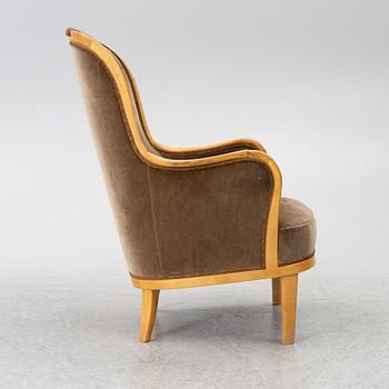 Carl Malmsten, armchair, 'Advokaten', second half of the 20th century.