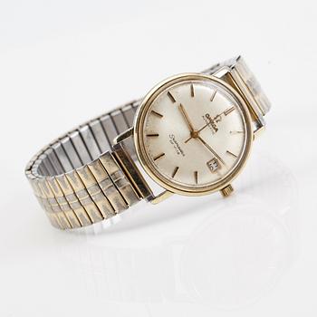 ARMBANDSUR, guld på stål, Omega Automatic, Seamaster de Ville.